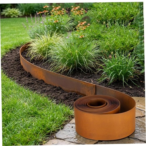 10m metal garden - metal, corten