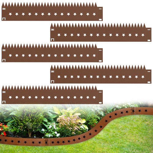 20cm corten steel lawn - 20cm,