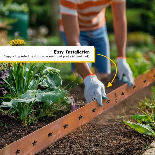 20cm metal garden edging - 20cm,