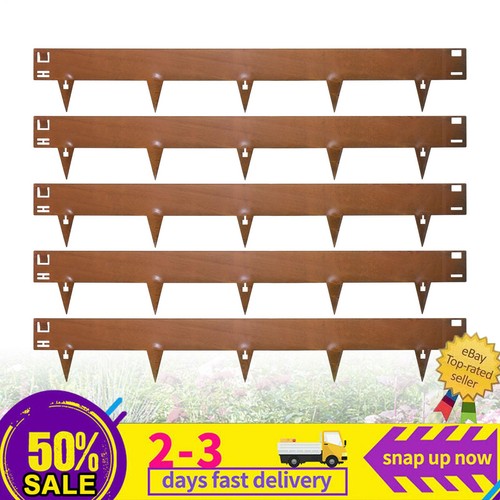 15cm corten steel lawn - x,