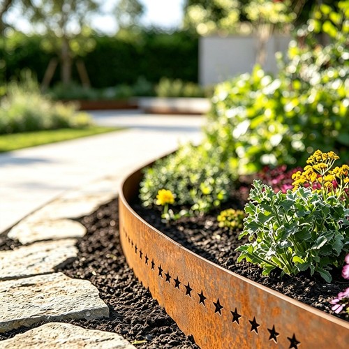 20cm corten steel - 5m,