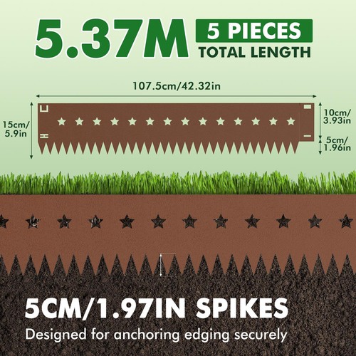 Corten garden lawn - garden, edging