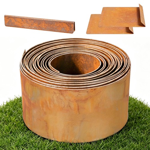Corten steel metal lawn - steel, edging
