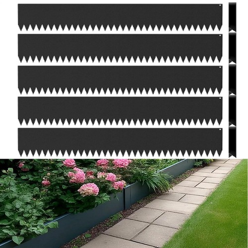 Corten steel lawn edging - corten,