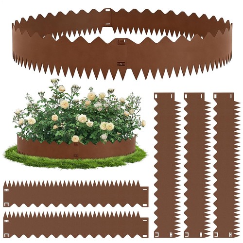 Metal garden edging corten - metal,