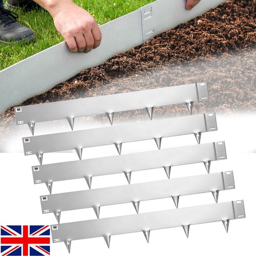 15cm corten steel - 5m, lawn