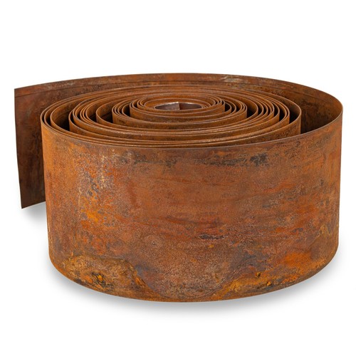 Corten steel garden - garden, edging