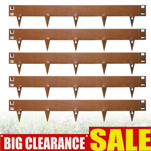 Corten steel lawn - lawn, set