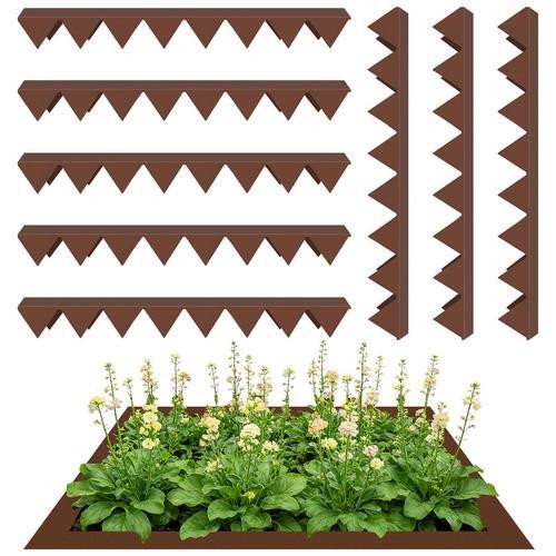 8pcs corten steel - steel, edging
