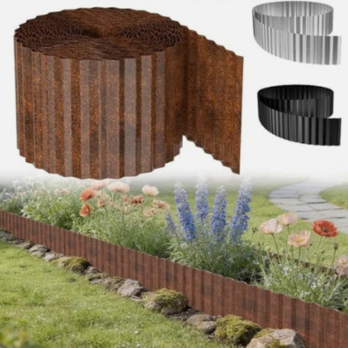 Heavy duty steel lawn edging - duty,
