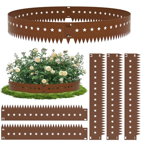 20cm corten steel lawn - steel,