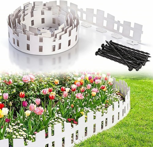 Corten steel lawn edging set - steel,