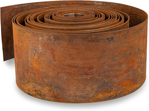 Corten steel lawn edging - steel,