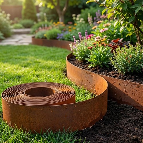 10m metal garden - metal,