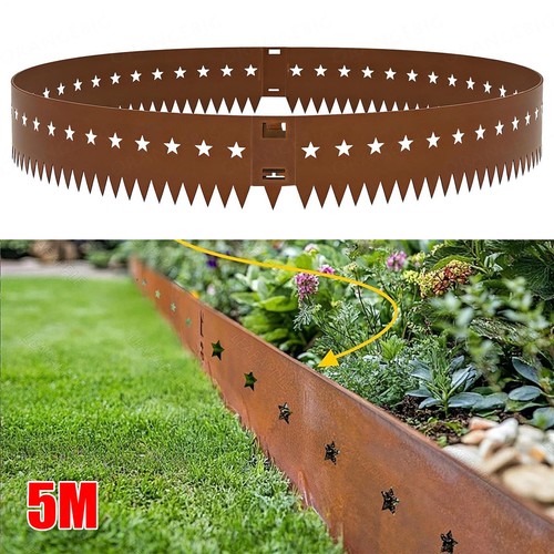 Metal garden edging corten - metal,