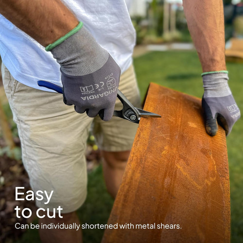 Corten steel lawn edging - 5, m