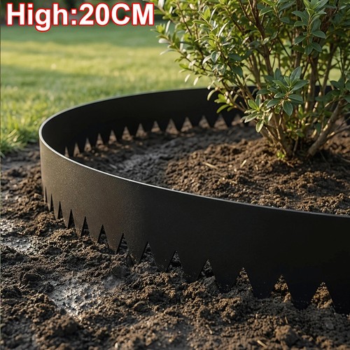Corten steel lawn edging set - corten,