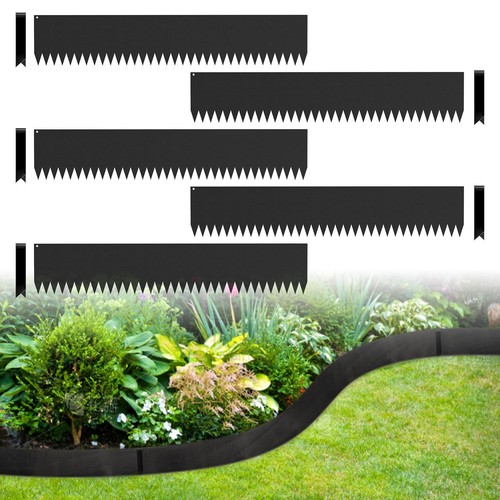 Corten steel lawn - edging, set
